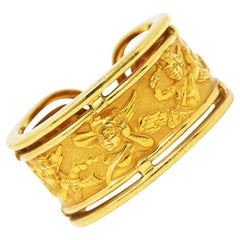 Carrera y Carrera 18 Karat Yellow Gold Vintage Classicos Angelitos Band Ring