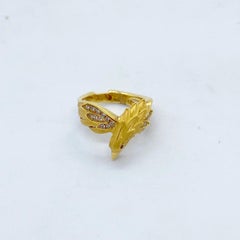 Carrera y Carrera 18 Karat Yellow Gold Eagle Ring with Diamonds