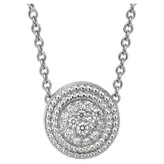 Carrera y Carrera 18ct White Gold Velázquez Pendant Necklace