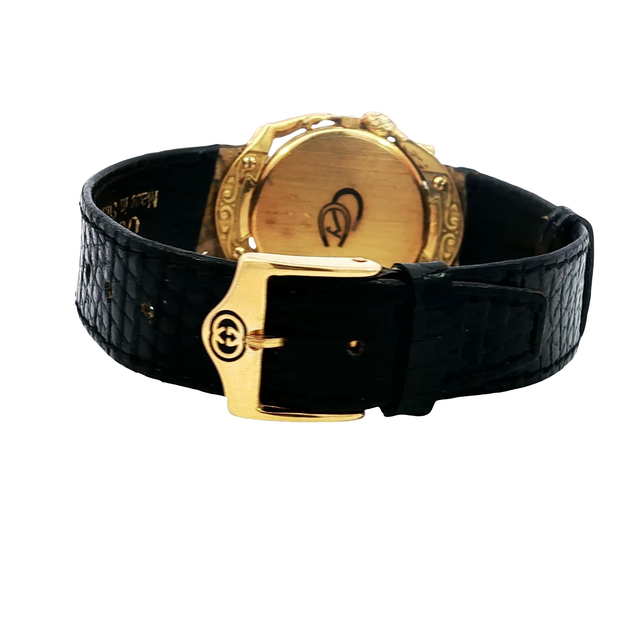 Carrera y Carrera 18K Uhr Adam und Eva Figural Quarz Uhrwerk 18K Gelbgold im Angebot 2