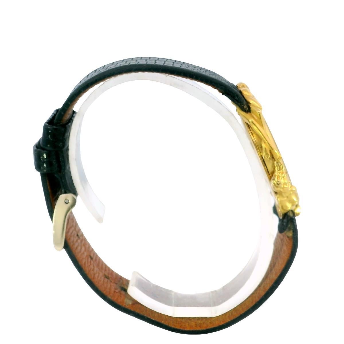 Carrera y Carrera 18K Uhr Adam und Eva Figural Quarz Uhrwerk 18K Gelbgold im Angebot 2