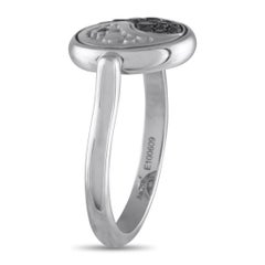 Carrera y Carrera 18K White Gold 0.45ct Diamond Yin Yang Ring