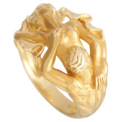 Carrera Y Carrera Adam und Eva Ring aus 18 Karat Gelbgold