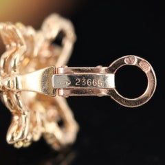 Carrera y Carrera 18k Yellow Gold Diamond Angel Mask Clip-On Earrings