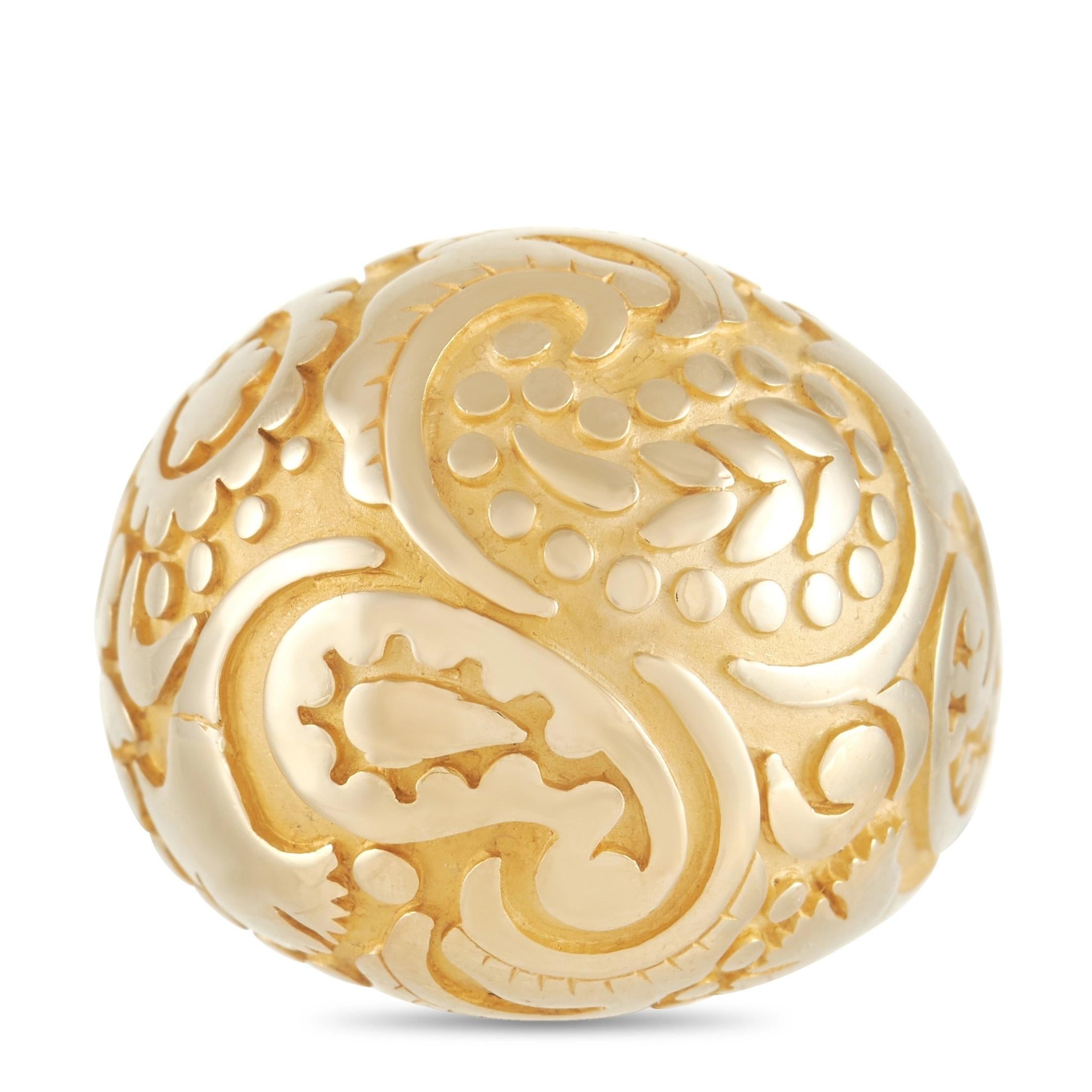 Carrera y Carrera 18K Gelbgold Kuppel Ring Damen