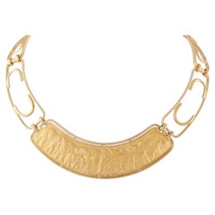 Carrera y Carrera 18K Yellow Gold Elephant Necklace CA19-061926
