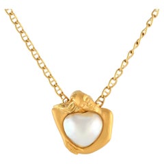 Carrera y Carrera 18K Yellow Gold Pearl Necklace