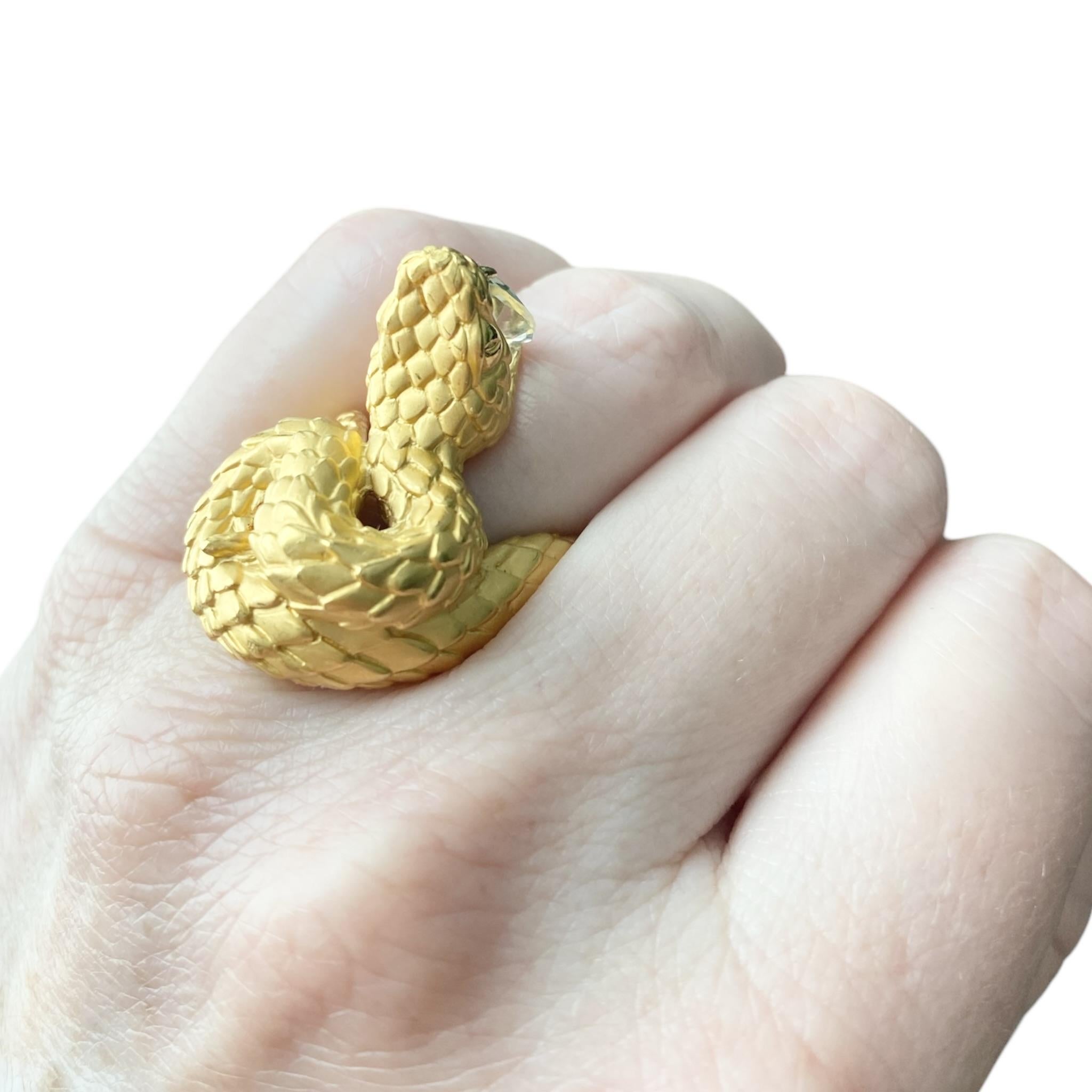 Carrera y Carrera 18K Yellow Gold Snake Ring 6