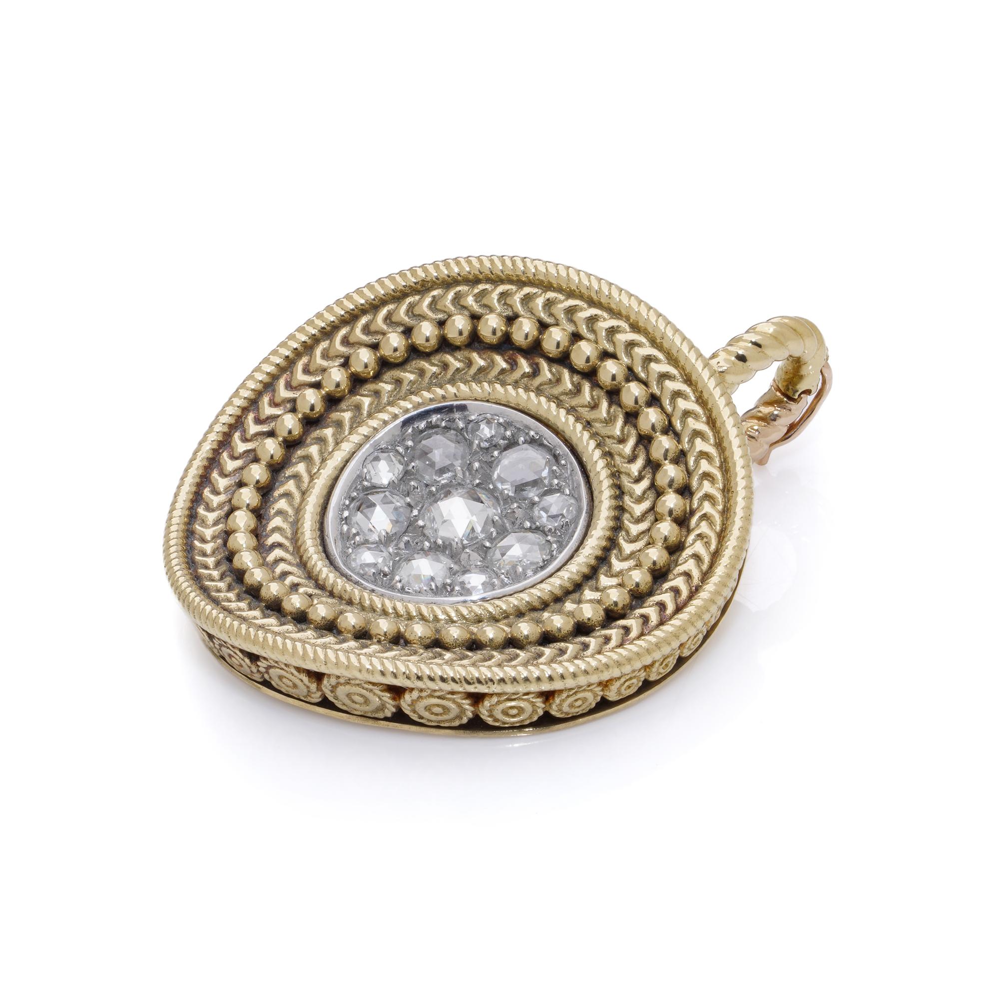 Carrera y Carrera Pendentif Ruedo en or 18kt et diamants Bon état - En vente à Braintree, GB