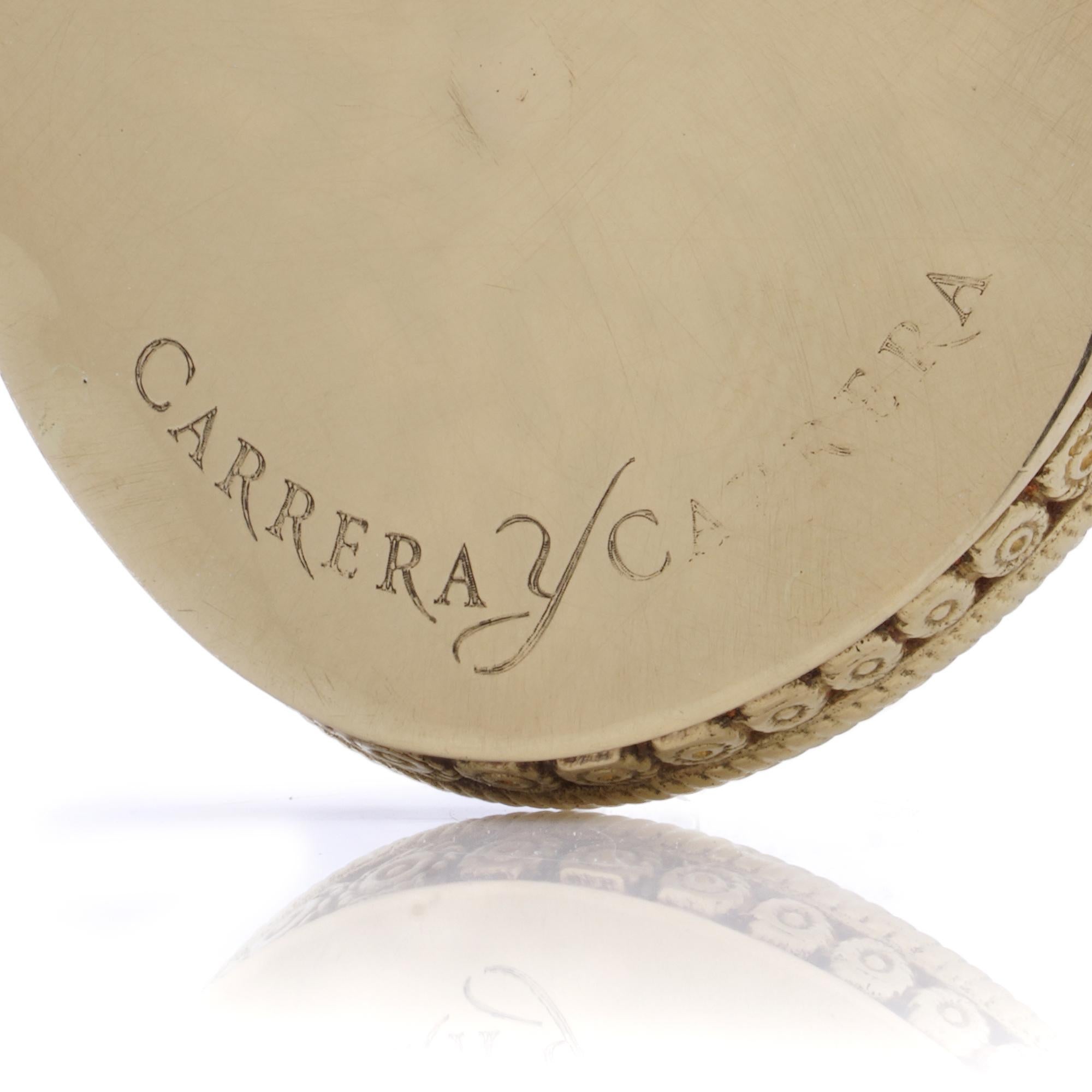 Carrera y Carrera Pendentif Ruedo en or 18kt et diamants en vente 3