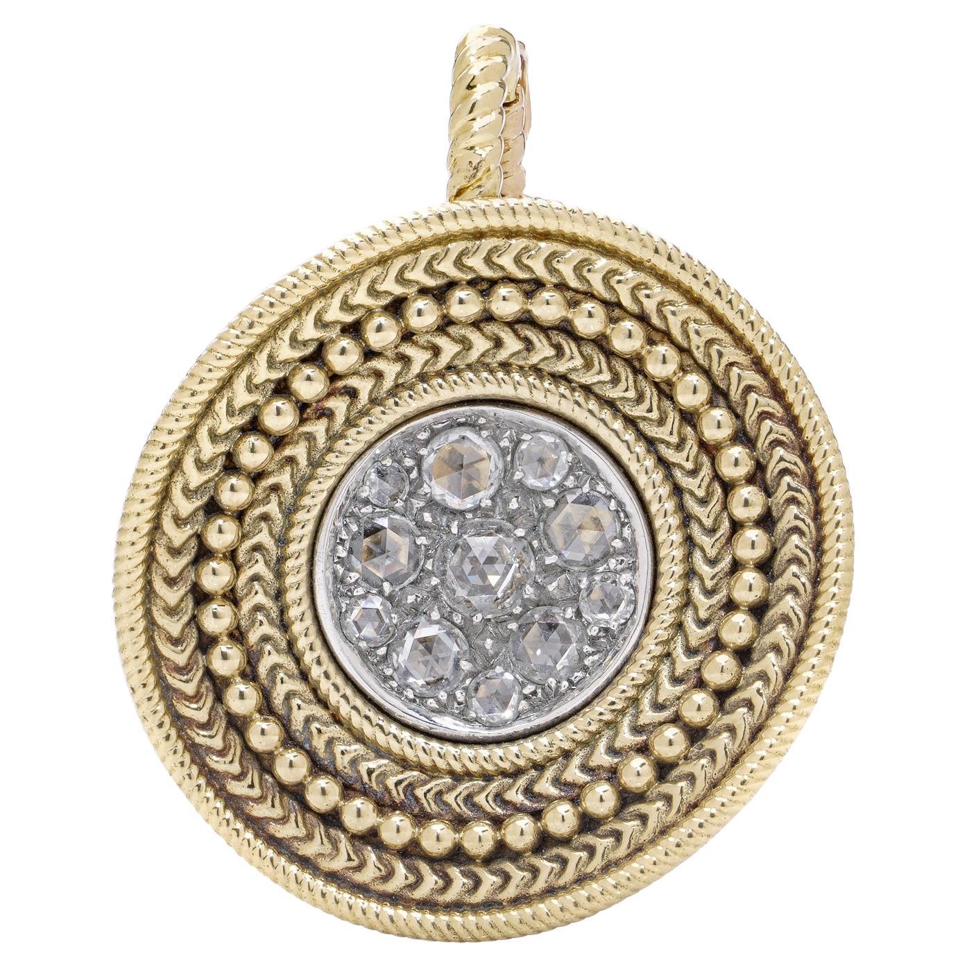 Carrera y Carrera Pendentif Ruedo en or 18kt et diamants