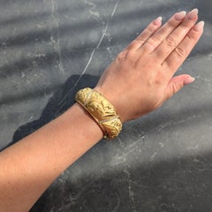 Brazalete Carrera y Carrera 1990's Oro 18K Diamantes Pantera Vintage
