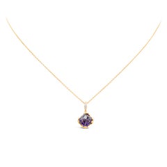 Carrera y Carrera 2.83 Carats Sugarloaf Amethyst & Diamond Lia Pendant