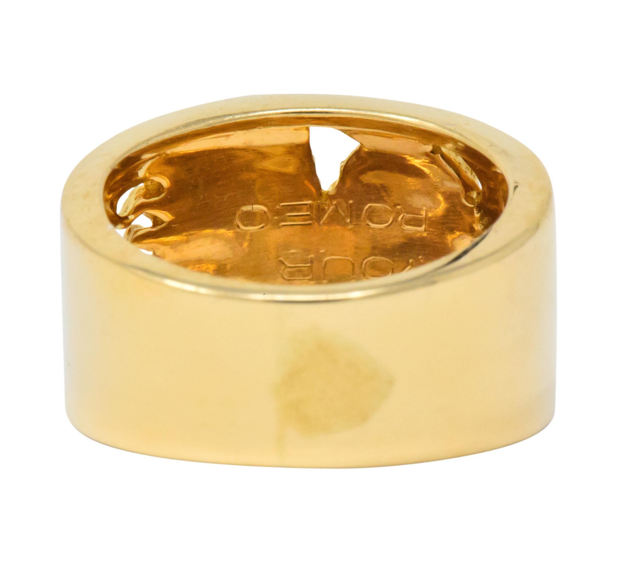Contemporary Carrera y Carrera Adam & Eve Diamond 18 Karat Gold Band Ring