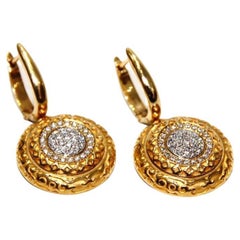 Carrera Y Carrera Allegra Yellow Gold Diamonds Earrings