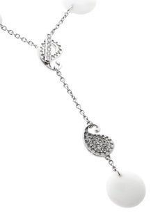 Carrera y Carrera Aqua Diamond Gold Lariat Necklace