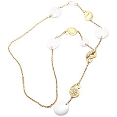 Carrera Y Carrera Aqua Diamond Kogolong Yellow Gold Necklace