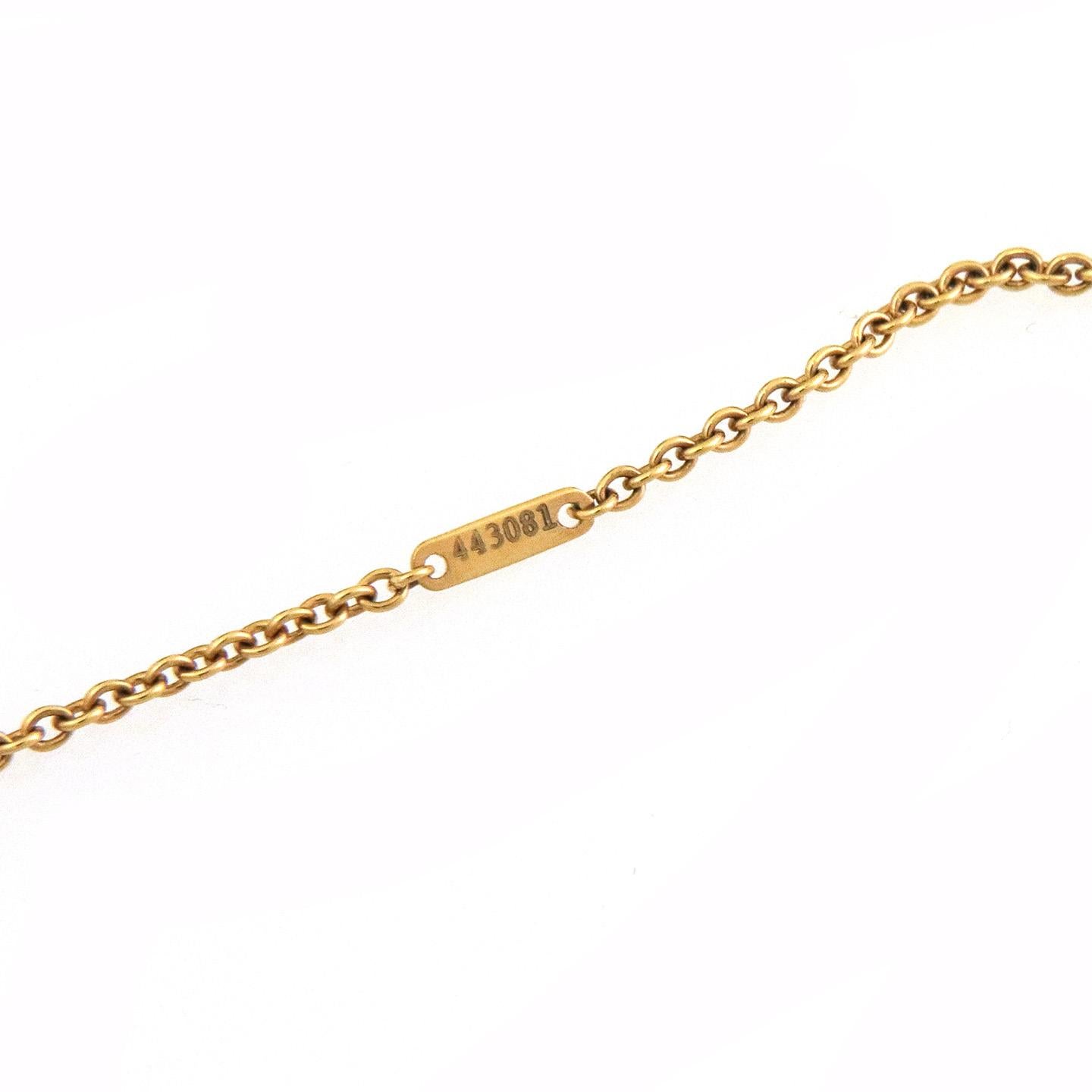 Carrera y Carrera Aqua Diamond White Agate 18k Yellow Gold Lariat Necklace For Sale 1