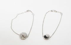 Carrera Y Carrera Aqua Reversible XS 18k White Gold & Diamonds Bracelet