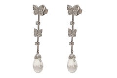 Carrera y Carrera Baile De Mariposas Butterflies 18 kt. White Gold Earrings