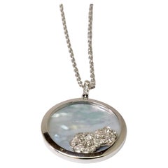 Colgante de oro blanco Carrera y Carrera Baile Garden Diamonds
