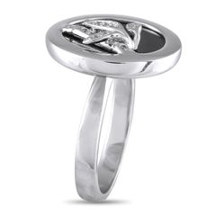 Carrera y Carrera Bambu 18K White Gold 0.07ct Diamond Ring
