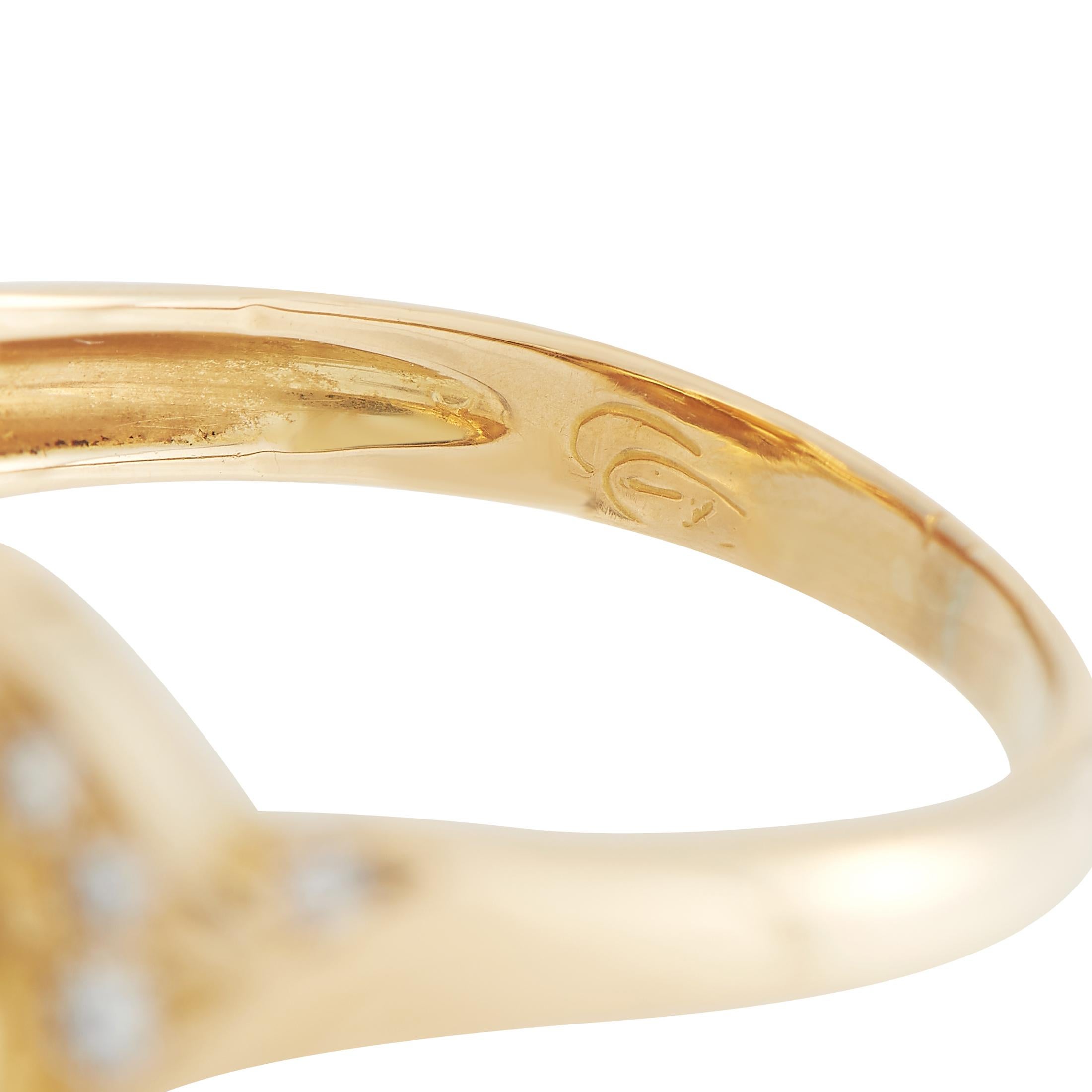 Women's Carrara Y Carrara Carrara 18k Yellow Gold Diamond Ring
