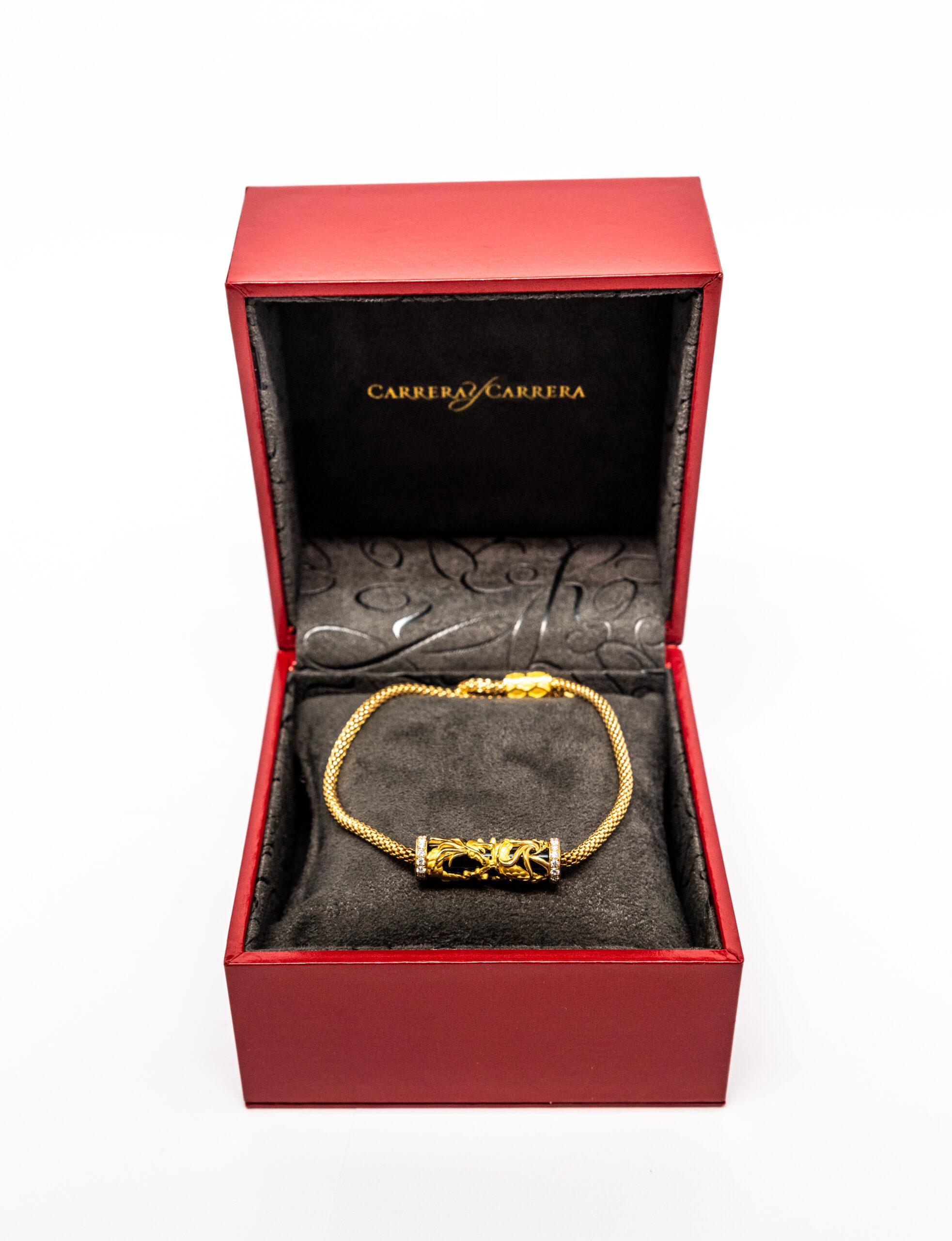 Women's Carrera y Carrera Circles of Fire 18k Yellow Gold & Diamonds Bracelet, 10071995