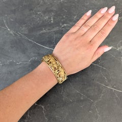 Carrera y Carrera Bracciale con diamante in oro giallo 18 carati con animale pantera