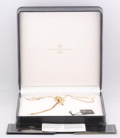 Carrera y Carrera Diamante Oro 18k Smalto Collana Pantera Combinazione Spilla