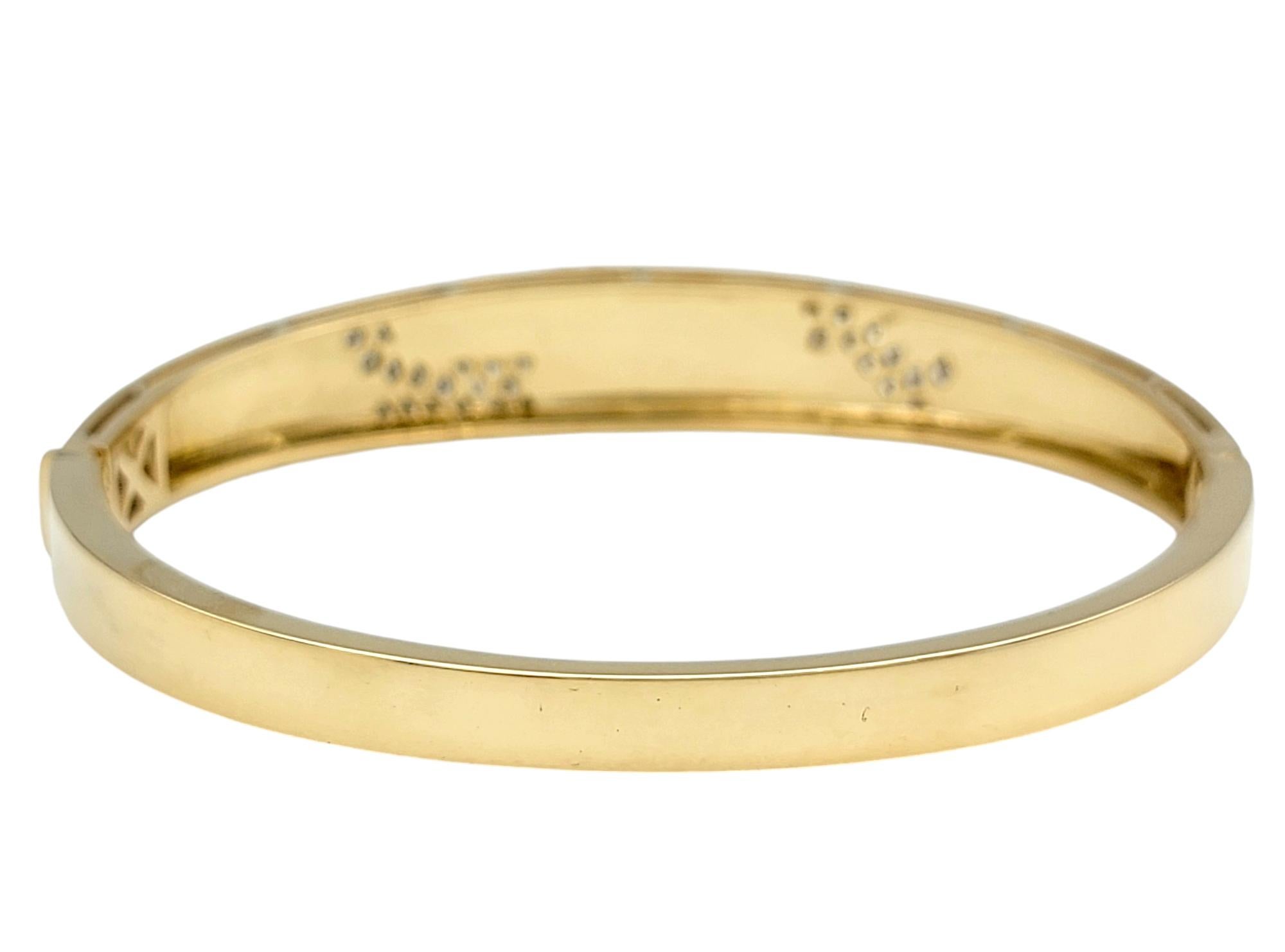 Women's Carrera y Carrera Diamond and Ruby Horse Motif Bangle Bracelet in 18 Karat Gold