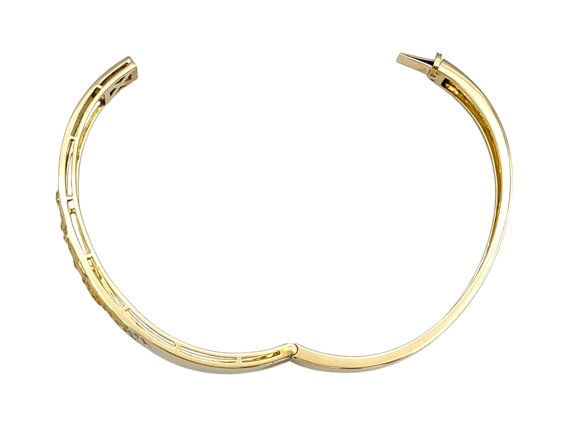 Carrera y Carrera Diamond and Ruby Horse Motif Bangle Bracelet in 18 Karat Gold 1
