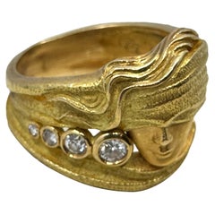 Carrera y Carrera Diamond Angel Ring 18K