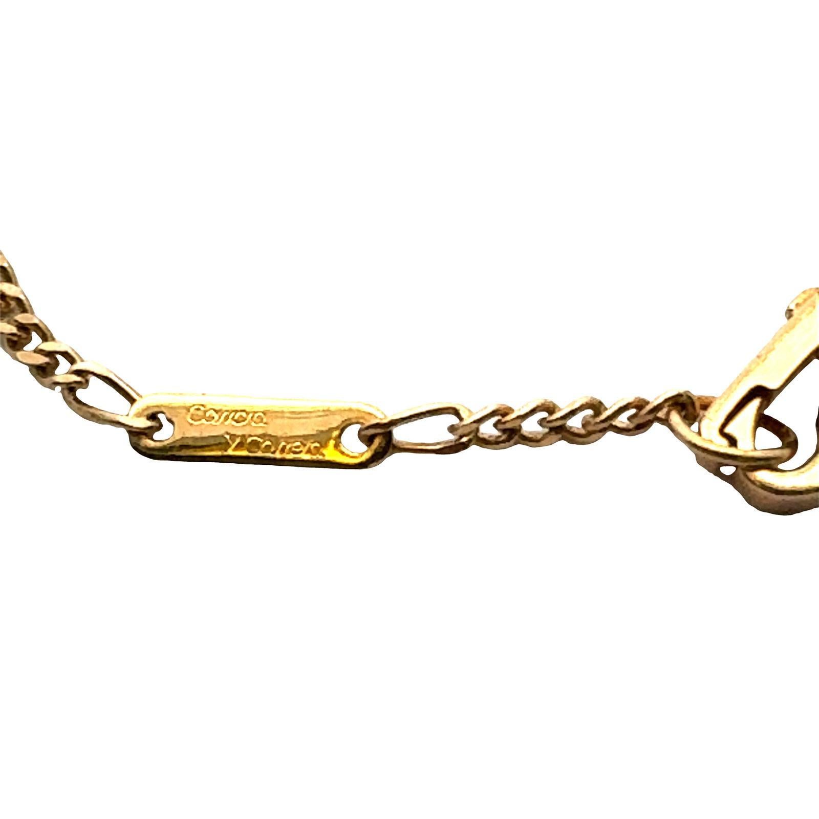 Carrera Y Carrera Diamond Las Manos Hand With Pearl Pendant Necklace Vintage 18K For Sale 1
