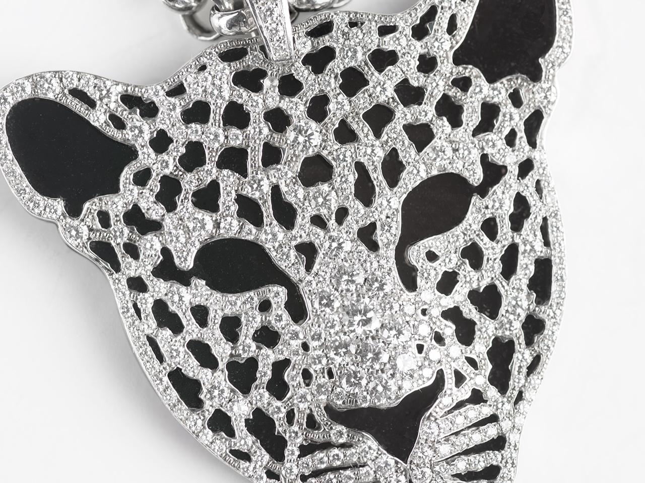 snow leopard necklace
