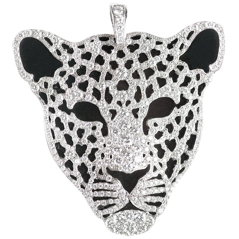 Carrera y Carrera Diamond Leopard Pendant Necklace