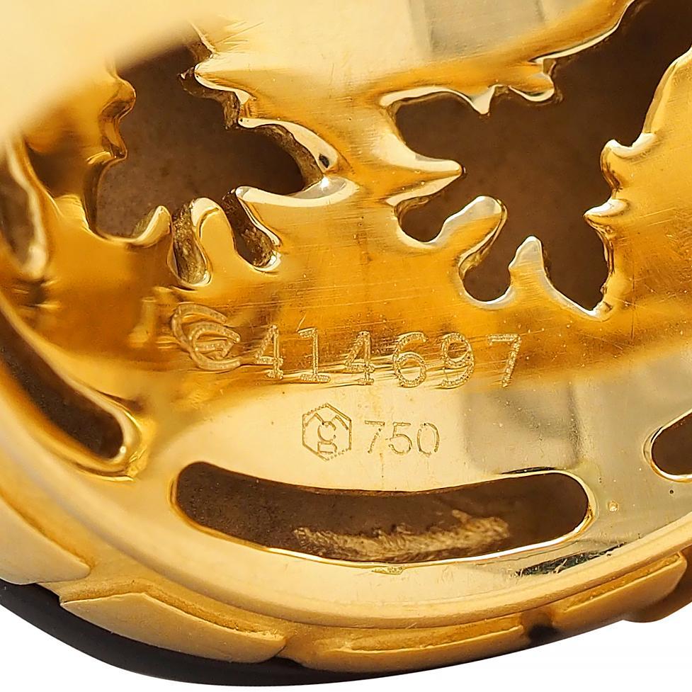 Carrera y Carrera Anello Giraffa in oro bicolore 18 carati con diamante e quarzo fumé in vendita 7