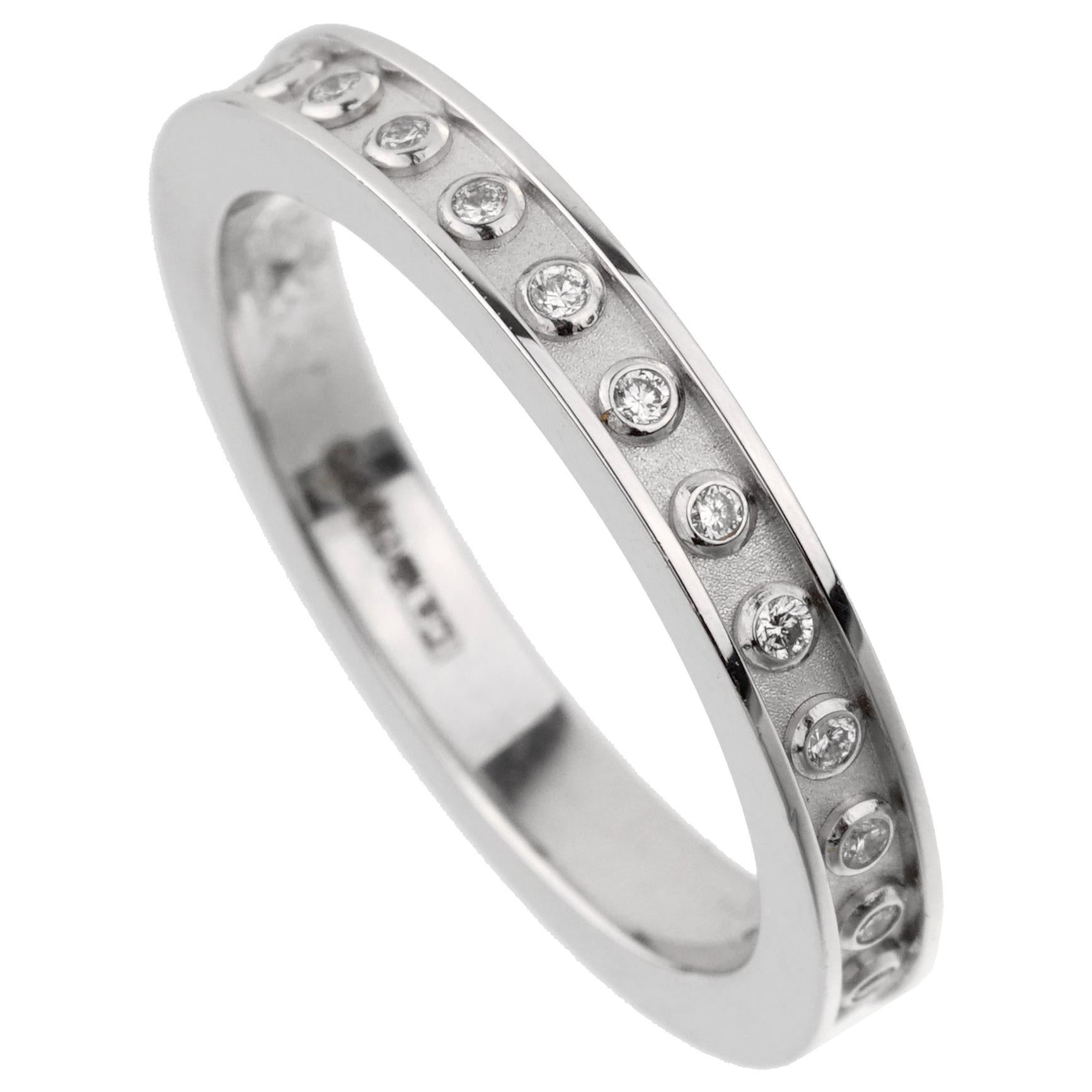 Carrera y Carrera Diamond White Gold Eternity Band For Sale