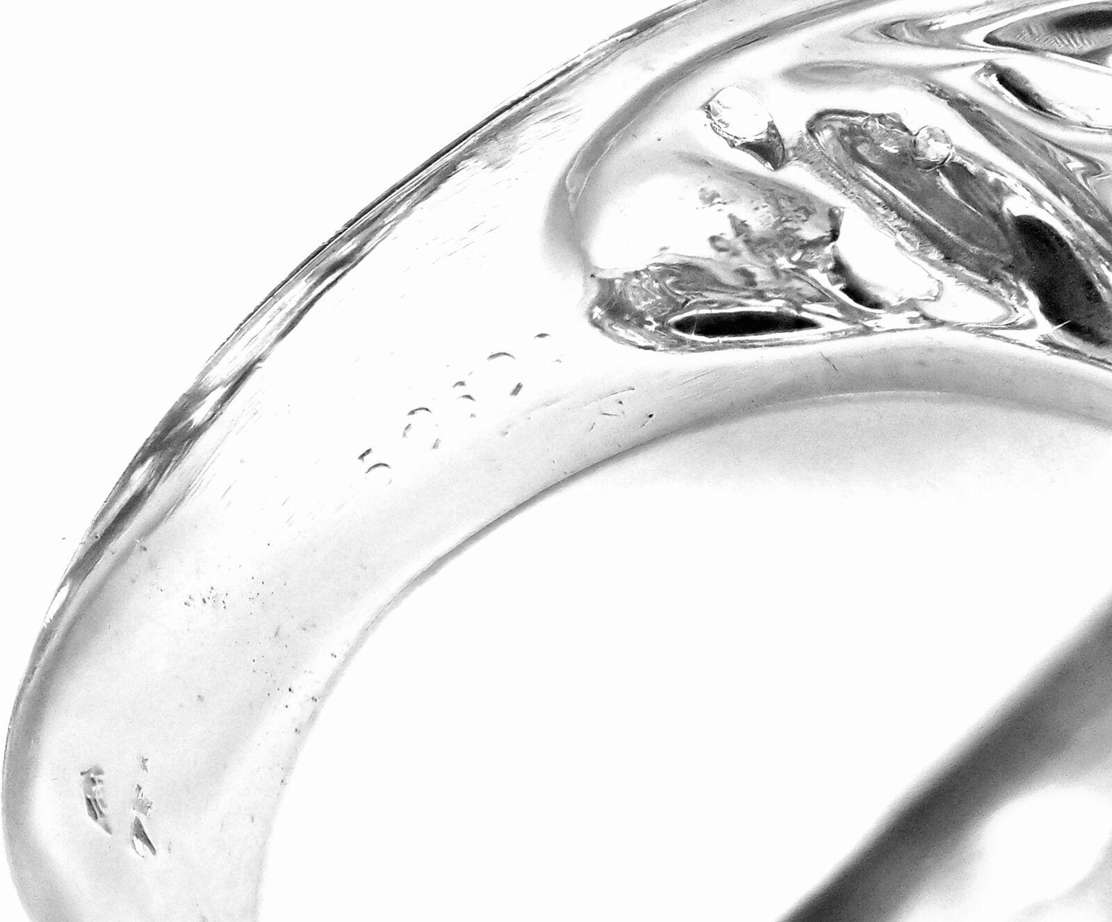 Carrera y Carrera Dolphin Motif Diamond White Gold Ring For Sale 2
