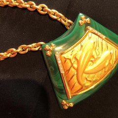 Carrera y Carrera Dolphin Necklace and Brooch