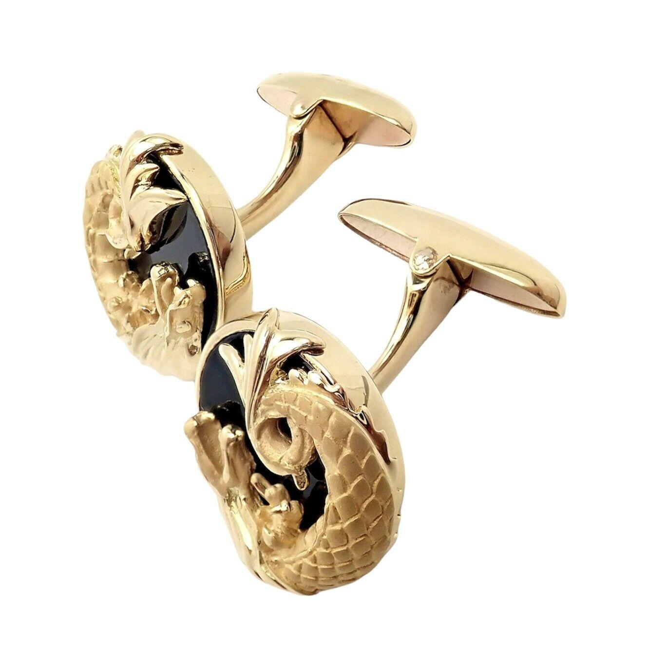 cufflinks dragon