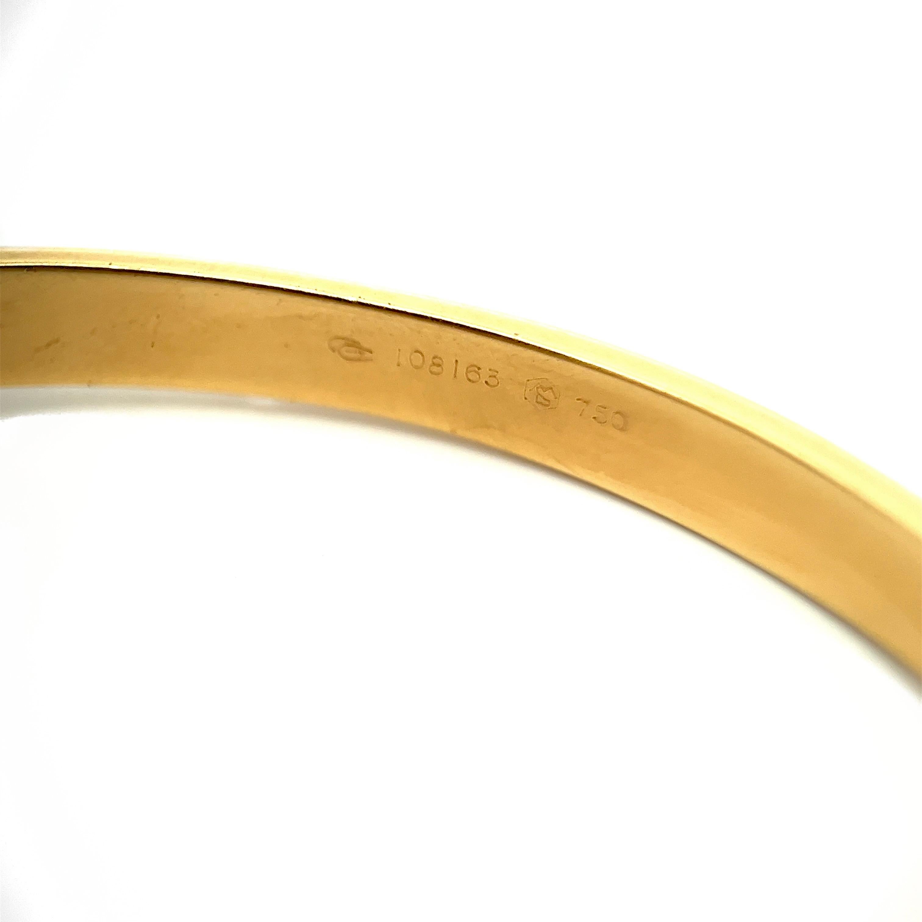 Carrera y Carrera Ecuestre Horse Bangle Bracelet, 1.45ctw Diamond 18 Karat Gold  2