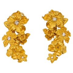 Carrera y Carrera Emperatriz 18k Yellow Gold & Diamond Earring, 10070464