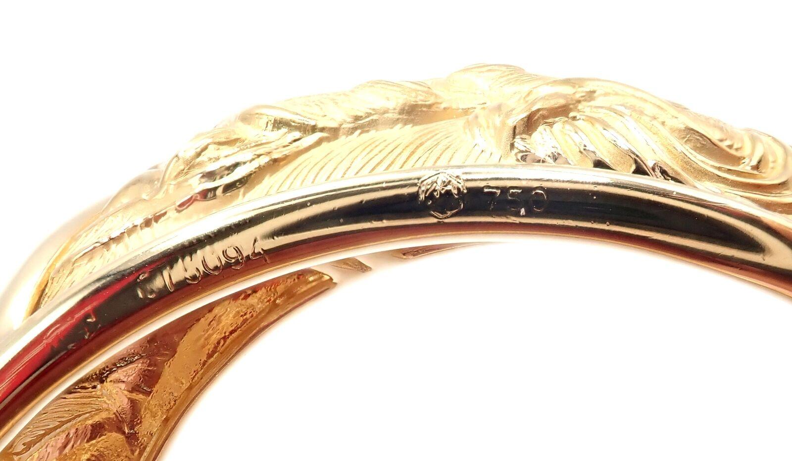 Carrera Y Carrera Equine Horse Diamond Yellow Gold Pendant & Bangle Bracelet Set 4