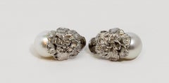 Carrera y Carrera Gardenia Pearls White Gold Earring