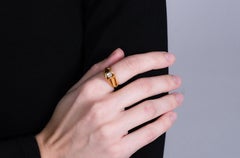 Carrera y Carrera Garzas Ring Solitaire in 18kt gold with diamonds