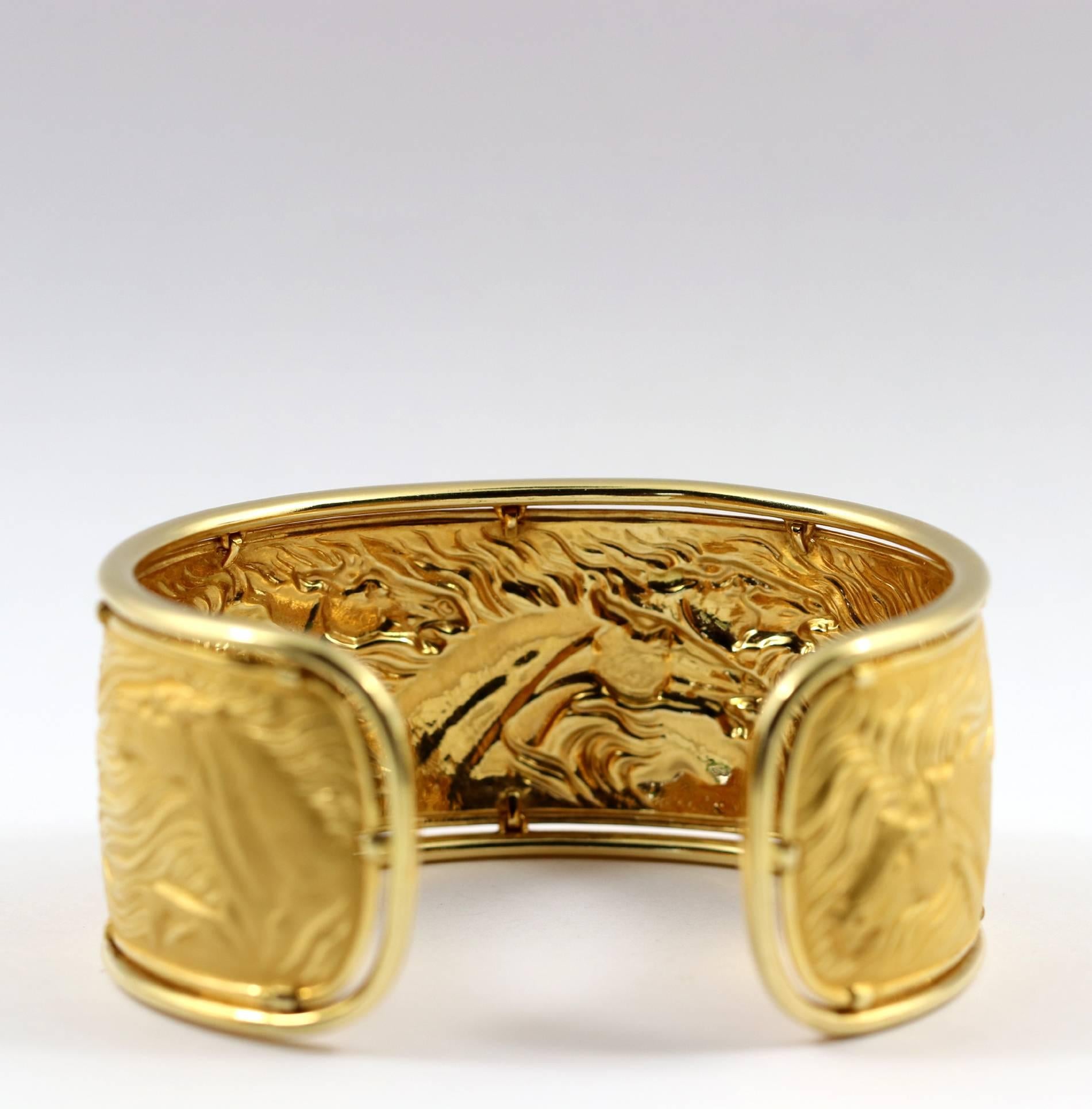 Carrera y Carrera Gold Wild Horse Cuff 2