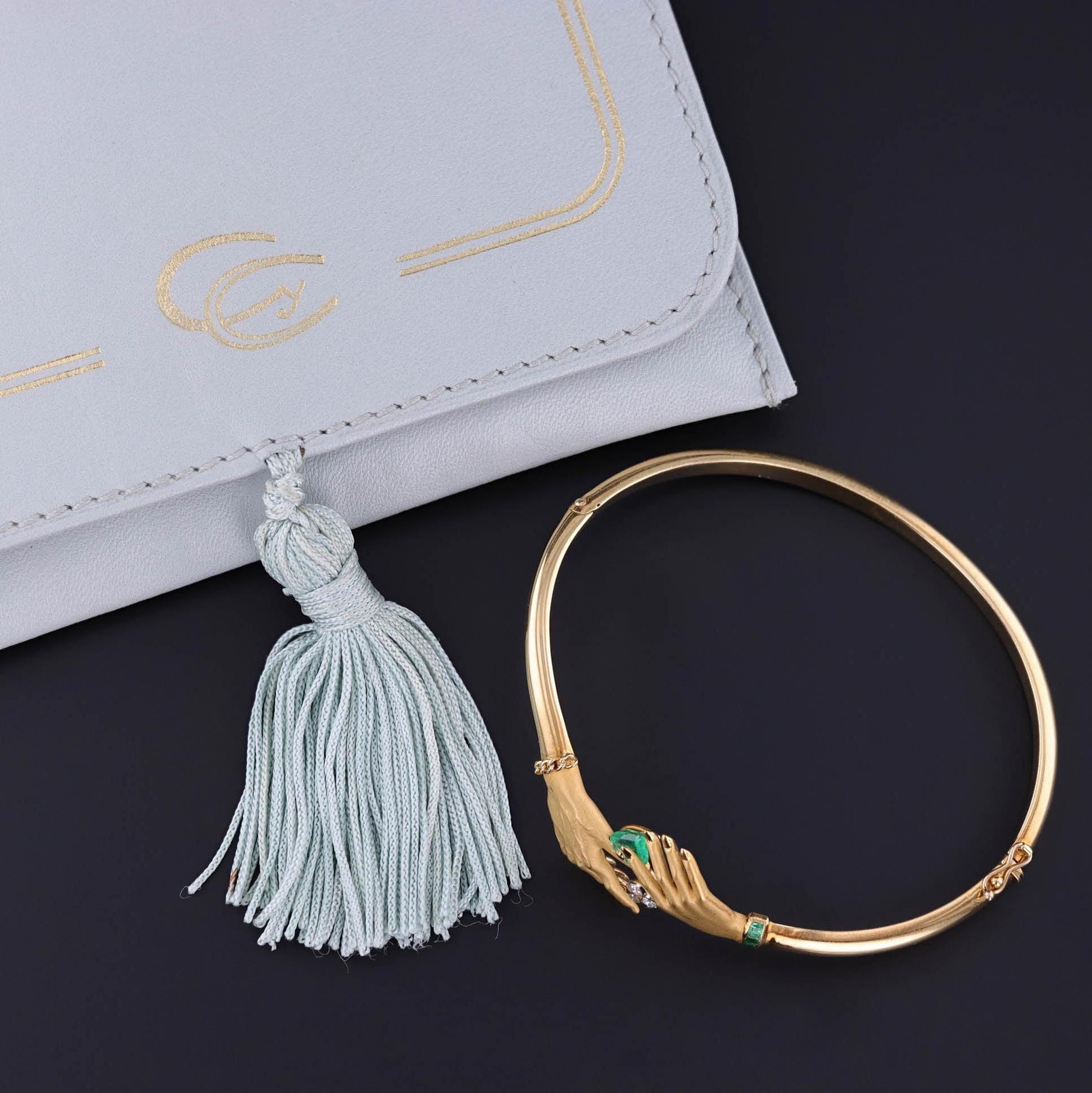 Bracciale a mano Carrera y Carrera in oro 18k In condizioni buone in vendita a Lewisburg, PA