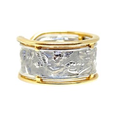 Carrera Y Carrera La Ronde Angels 18K Gold Band