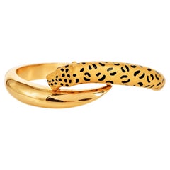 Carrera y Carrera Pulsera Leopardo - Oro Amarillo 18K con Esmalte